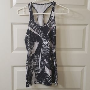 Black and White Yoga Tank